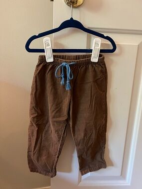 Oso & Me Bowie Pants Kids Brown Corduroy Drawstring Pants